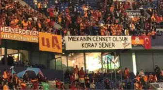 Galatasaray Taraftarlarından Koray Şener Pankartı!