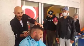 Lösemiye Dikkat Çekmek İçin Saçlarını Kazıttılar