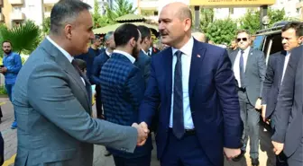 Bakan Soylu, Merhum Yağcı'nın Evine Taziye Ziyaretinde Bulundu