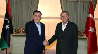 Libya Başkanlık Konseyi Başkanı Al-Sarraj'ı Kabul Etti