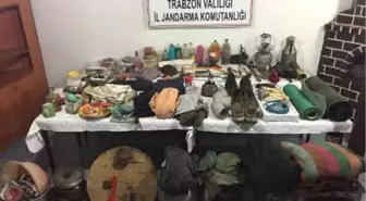 Trabzon'da PKK'lı Teröristlere Ait Yaşam Malzemeleri Bulundu