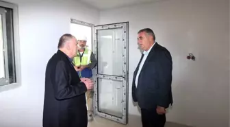 Başkan Toçoğlu Yeni Bölge Hali Kompleksi'nde İncelemelerde Bulundu