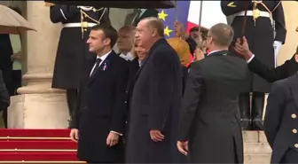 Erdoğan Elysee Sarayı'nda