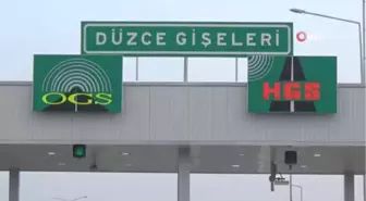 Düzce)düzce Tem Otoyolu Gişeleri Trafiğe Açıldı