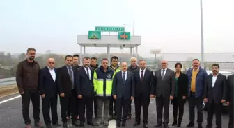 Düzce Tem Otoyolu Gişeleri Trafiğe Açıldı