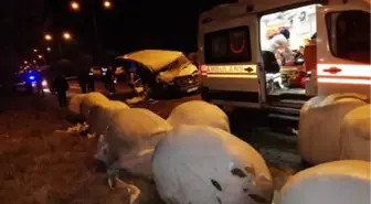 Minibüs Traktörle Çarpıştı: 1 Ölü, 5 Yaralı