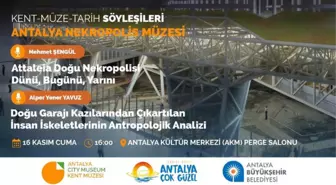 Tarih Söyleşilerinde Nekropolis Anlatılacak