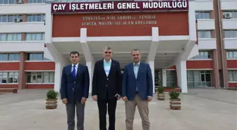 Çaykur Genel Müdürü Yüce'ye Ziyaret