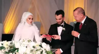 Cumhurbaşkanı Erdoğan Nikah Şahitliği Yaptı