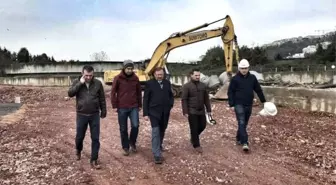 Bayram'dan Yapımı Devam Eden Kongre Merkezine İnceleme