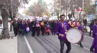 Burdur Kadına Şiddete Karşı Yürüdü