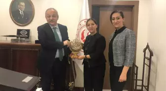 Yüksekovalı Kadınlardan Aile, Çalışma ve Sosyal Hizmetler Bakan Yardımcısı Erdem'e Ziyaret