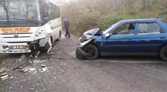 Zonguldak'ta Trafik Kazası: 1 Yaralı