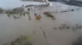 Edirne'de Sağanak, Su Baskınlarına Neden Oldu, Yollar Kapandı (4)