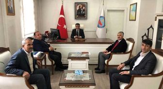 Beştepe'den Dönen Muhtarlardan Kaymakam Özkan'a Ziyaret