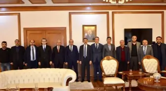 Mgc Yönetimi Vali Aydın Baruş'u Ziyaret Etti