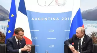 Putin, G20 Liderler Zirvesi'nde Macron ile Görüştü