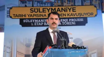 Süleymaniye'nin Yenileme Projesinin Temeli Atıldı