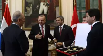 Cumhurbaşkanı Erdoğan'a Paraguay Devlet Nişanı