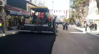 Reşadiye'de Asfalt Çalışmaları Kurban Kesilerek Başlatıldı