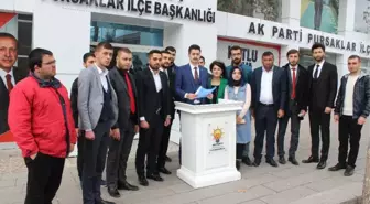 AK Parti Pursaklar Gençlik Kolları Topluca Meclis Üyeliğine Adaylık Başvurusu Yaptı