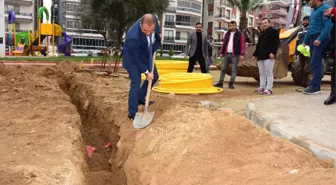 Alaşehir'de Doğalgaz İçin İlk Kazma Vuruldu