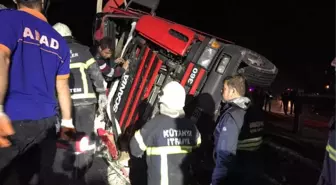 Kütahya'da Kamyon Şarampole Devrildi: 1 Ölü