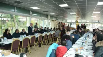 Dinar Belediye Başkanı Saffet Acar, Mühendislerle Yemekte Buluştu