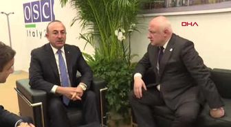 Dışişleri Bakanı Mevlüt Çavuşoğlu Agitpa Başkanı George Tsereteli ile Görüştü