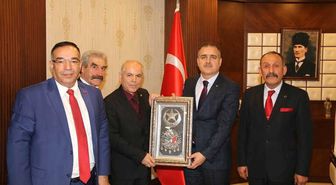 Türk Ulaşım-Sen Heyetinden Vali Akbıyık'a Ziyaret