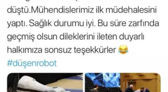 İnsansı Robot 'Mini Ada'nın Üreticisi: Müziğin Ritmine Kapılarak Sahneden Düştü