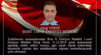 Rize Emniyet Müdürü Silahlı Saldırıda Şehit Oldu (5)