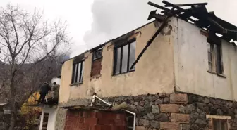 Yusufeli'nde Yangın