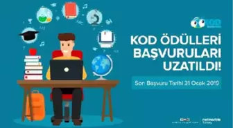 Kod Ödülleri'nin Son Başvuru Tarihi 31 Ocak'a Uzatıldı