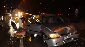 Kula'da Zincirleme Trafik Kazası: 1 Yaralı