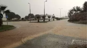 Bodrum'da Sağanak Etkili Oldu