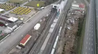 Yht Kazasının Meydana Geldiği Hat Kullanıma Açıldı (3) - Drone