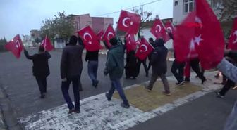 Şanlıurfa Vatandaşlardan, Sınırdaki Türk Askerine Destek Gösterisi