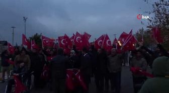 Sınırın Sıfır Noktasında Mehmetçiğe Bayraklı Destek
