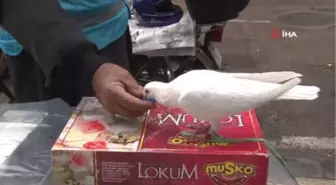 Tezgahına Bağladığı 'Talih Kuşu' Bilet Satışlarını Arttırdı