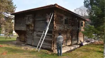 Ahşap Ev, Karabük'ten Sökülüp Taşındığı Zonguldak'ta Kuruldu