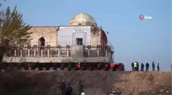 Hasankeyf'te 630 Yıllık Cami Yeni Yerine Taşındı