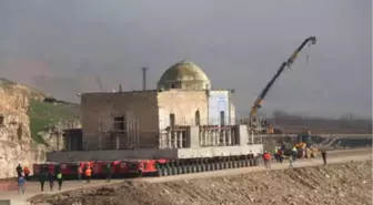 Hasankeyf'teki Son Eser Taşınmaya Başladı