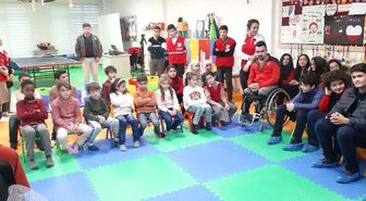 Paralimpik Milli Sporcular Mülteci Çocuklarla Bir Araya Geldi