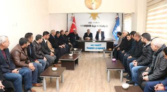Viranşehir'de Parti Teşkilatı ile Buluştu
