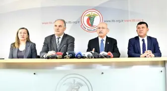 Kılıçdaroğlu'ndan Ttb'ye Destek Ziyareti