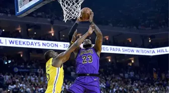 Los Angeles Lakers, Son Şampiyon Golden State Warriors'ı 127-101 Yendi