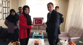 Günyüzü Kaymakamı Koşansu, Günyüzülü Şehidin Ailesini Ziyaret Etti