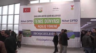 Şanlıurfa'da Tenis Tesisi Açıldı