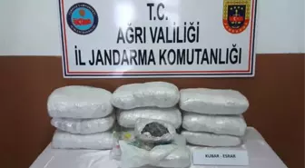 Ağrı'da 11 Kilo 750 Gram Esrar Ele Geçirildi